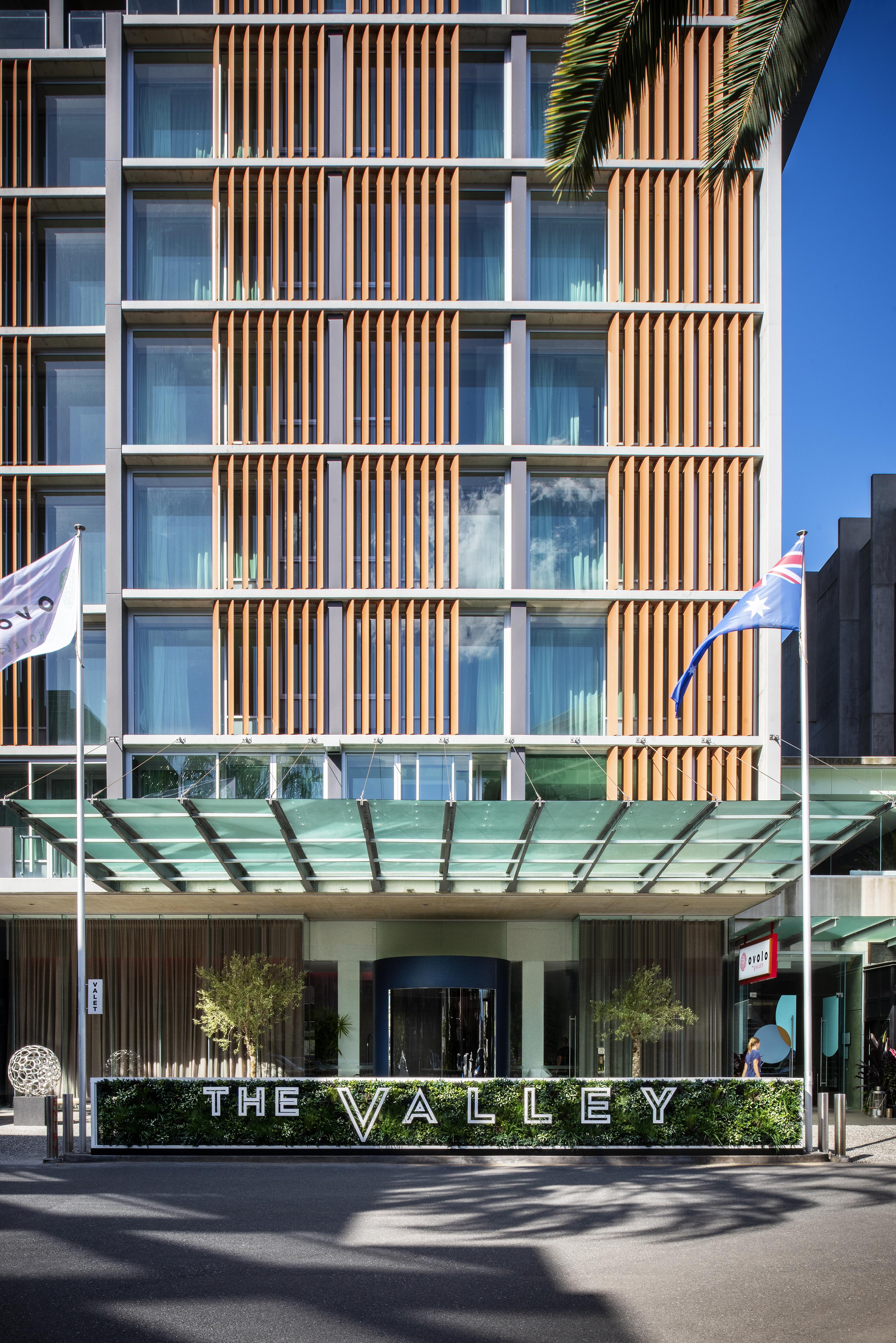 Ovolo The Valley Brisbane Ngoại thất bức ảnh The hotel's entrance